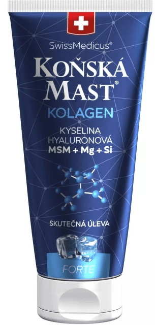SwissMedicus Koňská mast kolagen forte chladivá 200ml