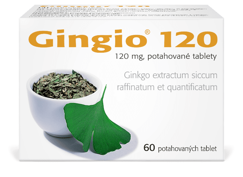 Obrázek produktu Gingio® 120 mg 60 potahovaných tablet
