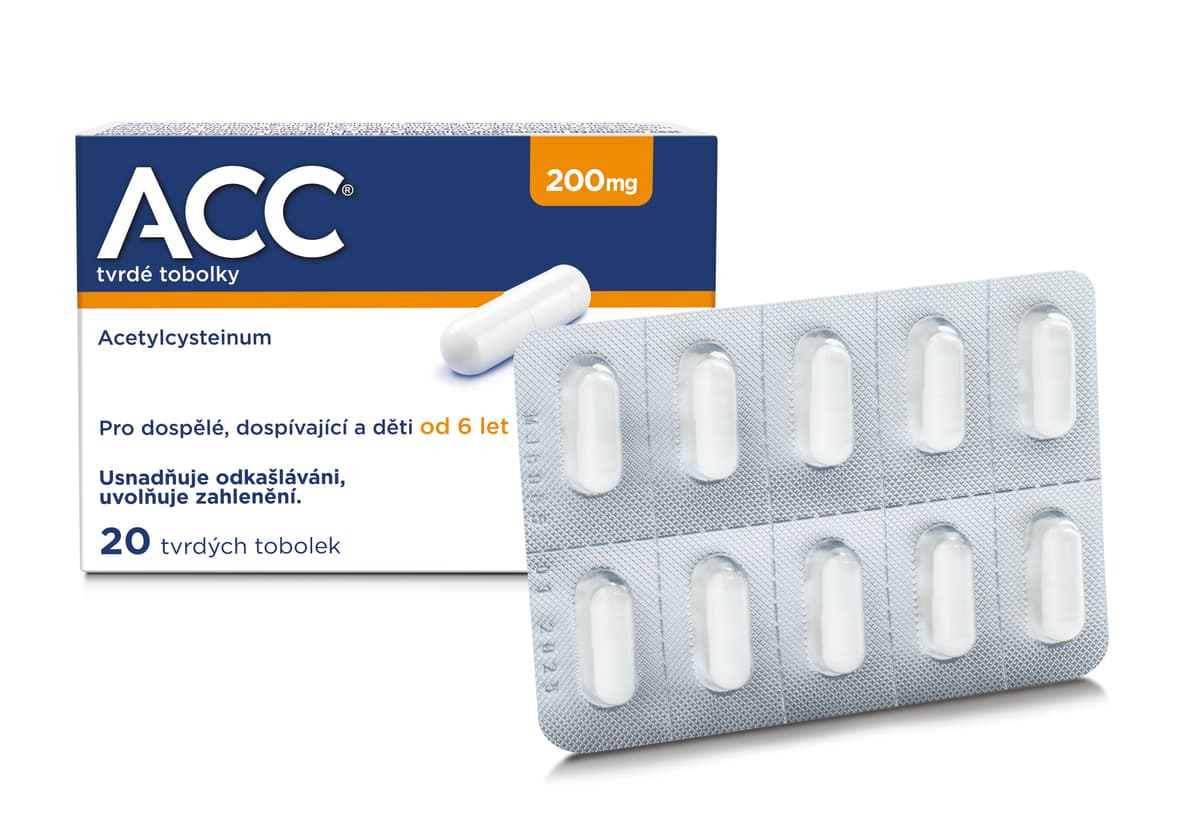 Obrázek produktu ACC® 200 mg 20 tvrdých tobolek