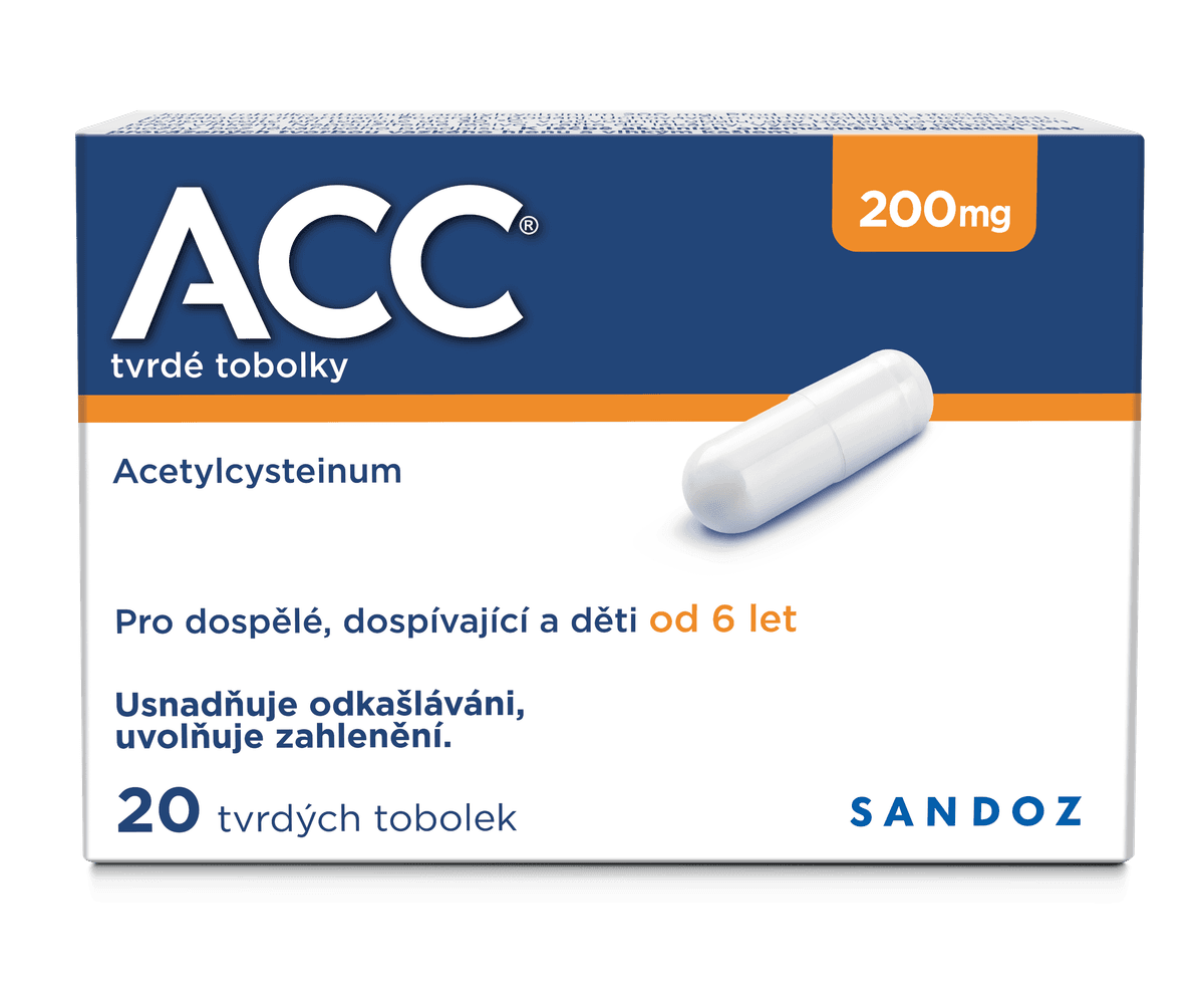 Obrázek produktu ACC® 200 mg 20 tvrdých tobolek