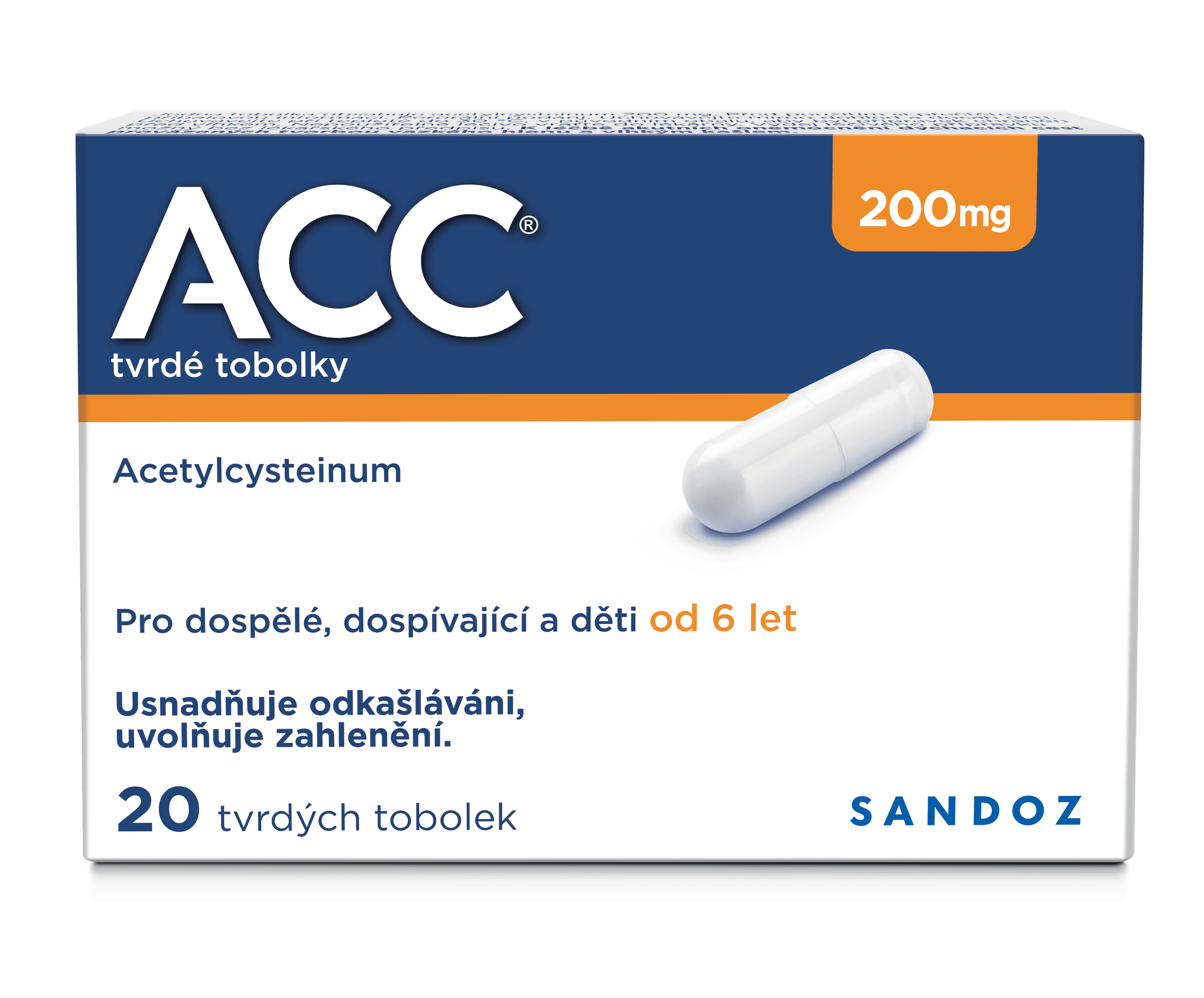 ACC® 200 mg 20 tvrdých tobolek
