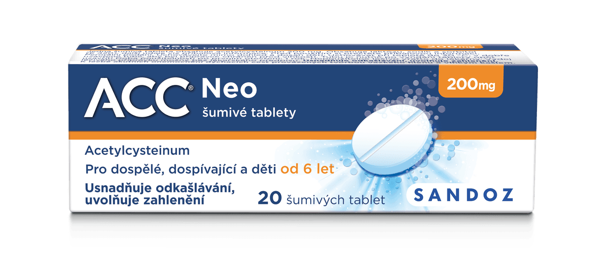 Obrázek produktu ACC® NEO 200 mg 20 šumivých tablet