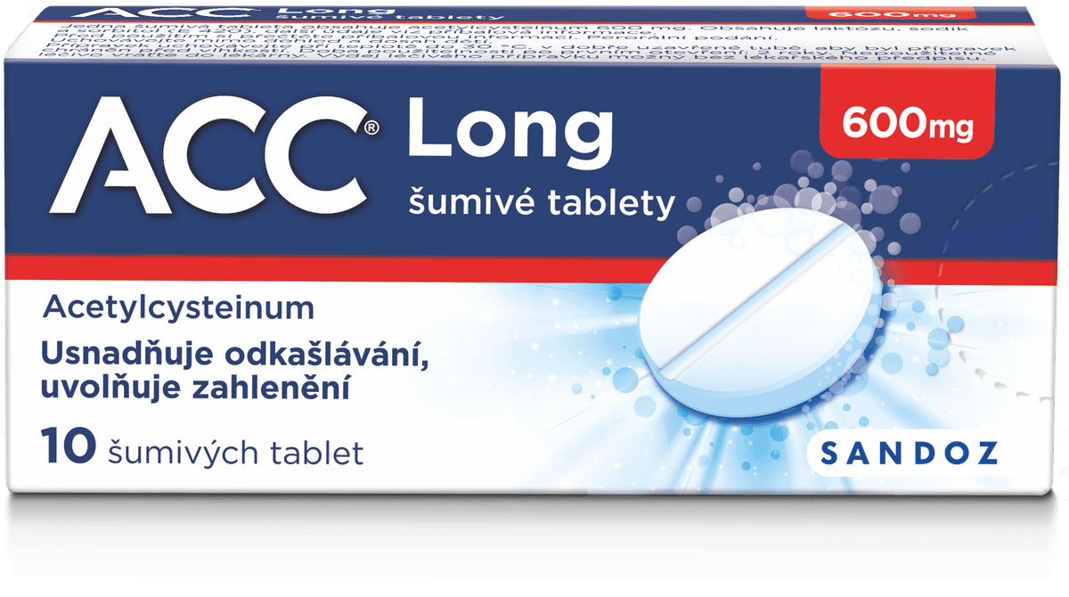 Obrázek produktu ACC® Long 600 mg 10 šumivých tablet