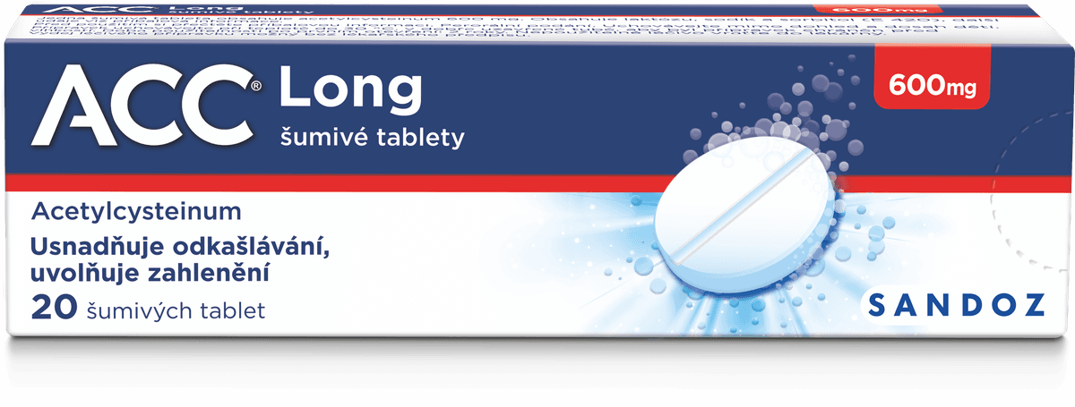 Obrázek produktu ACC® Long 600 mg 20 šumivých tablet