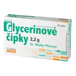 Glycerinové čípky 12x2.2g Dr.Müller