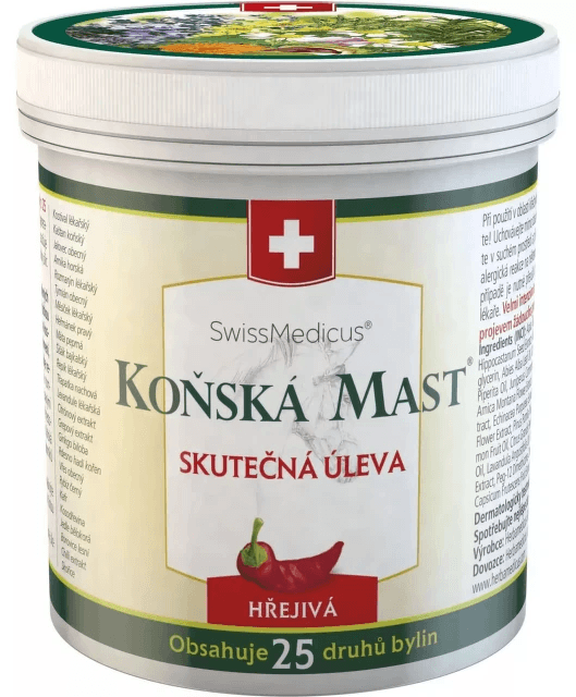 Herbamedicus Koňská mast hřejivá 500ml
