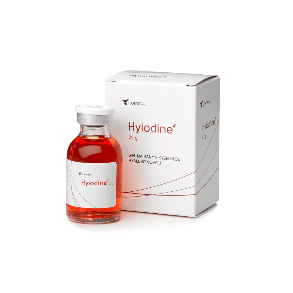 Hyiodine gel na rány s kyselinou hyaluronovou 22 g