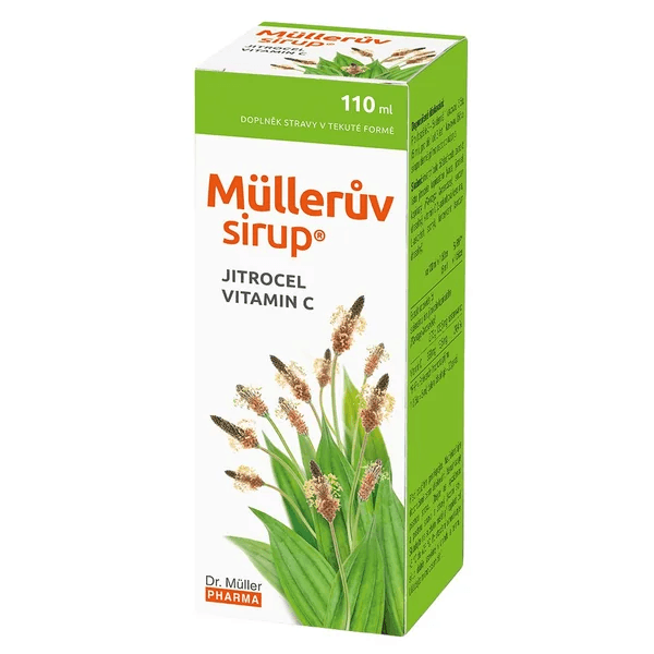 Müllerův sirup s jitrocelem a vitaminem C 110ml