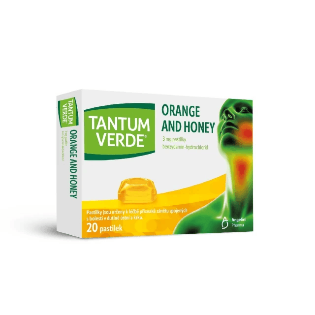 TANTUM VERDE ORANGE AND HONEY 3MG 20 pastilek