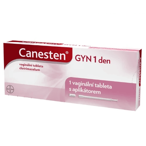 CANESTEN GYN 1 DEN 0,5G 1 vaginální neobalená tableta