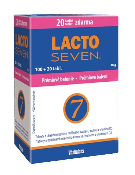 Lactoseven tablety 100+20