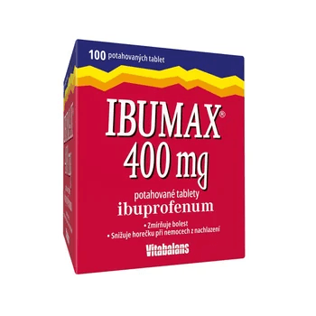 IBUMAX 400MG potahované tablety 100