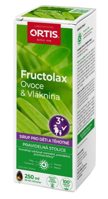 Fructolax Ovoce&Vláknina sirup pro děti od 3 let 250ml