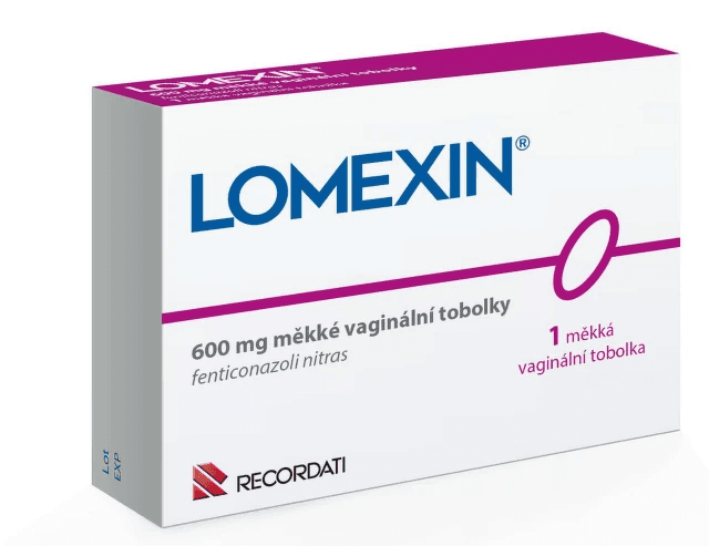 Lomexin 600mg 1 vaginální měkká tobolka