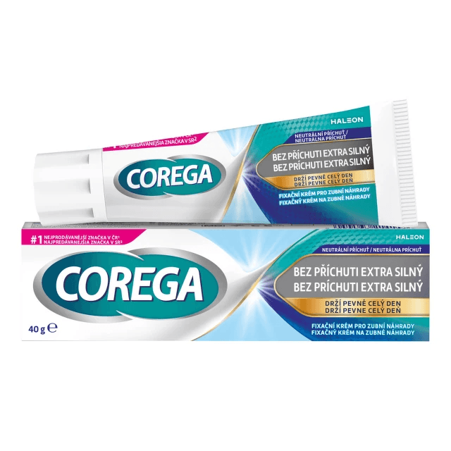 Corega Bez příchuti Extra silný fixační krém 40g