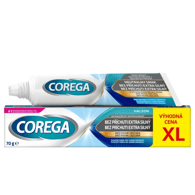 Corega Bez příchuti Extra silný fixační krém XL 70g