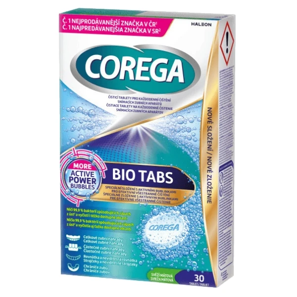 Obrázek produktu Corega Bio Tabs čisticí tablety 30ks