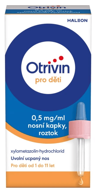 OTRIVIN PRO DĚTI 0.5mg/ml nosní kapky 10ml