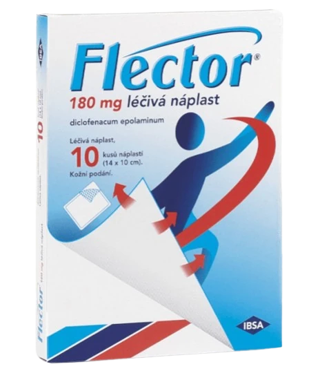 Obrázek produktu Flector 180 mg léčivé náplasti 10 ks