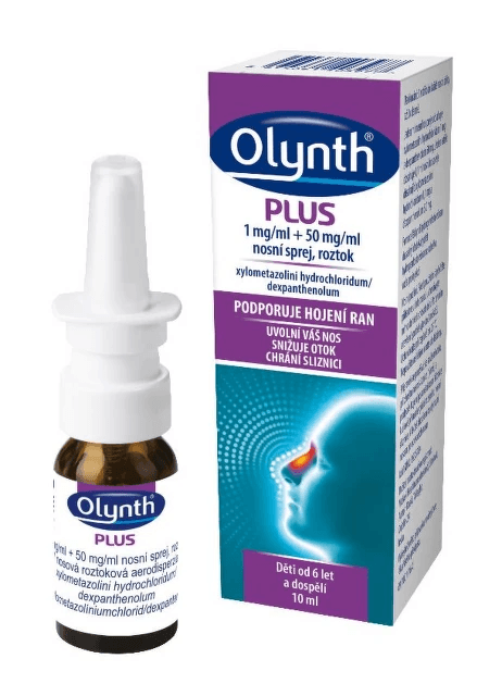 OLYNTH PLUS 1 mg/ml+50 mg/ml nosní sprej 10 ml