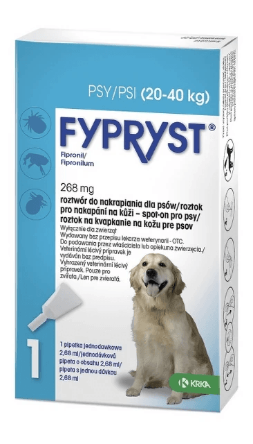 Fypryst 268mg spot-on pro psy 20-40kg 1x2.68ml