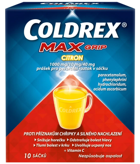 Obrázek produktu COLDREX MAXGRIP CITRON sáčky 10 ks