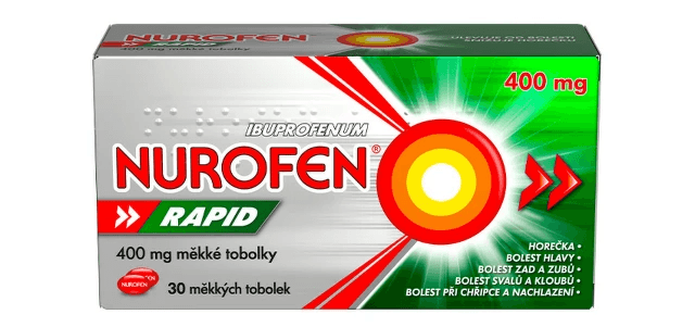 Nurofen Rapid 400mg měkké tobolky 30ks