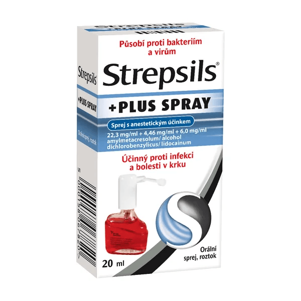 Strepsils Plus spray orální sprej 20ml