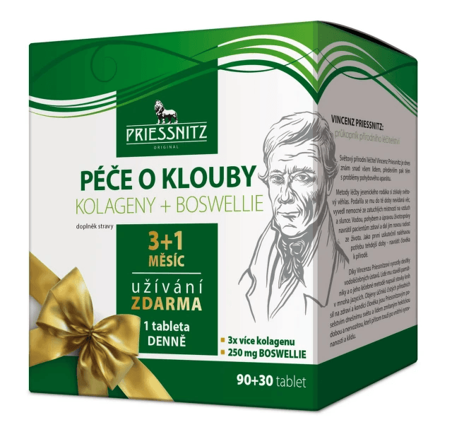 Priessnitz Kolageny+Boswellie péče o klouby tbl.90+30