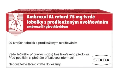 Ambroxol AL Retard 75mg tvrdé tobolky s prodlouženým uvolňováním 20ks