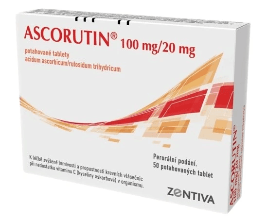 Ascorutin 50 potahovaných tablet