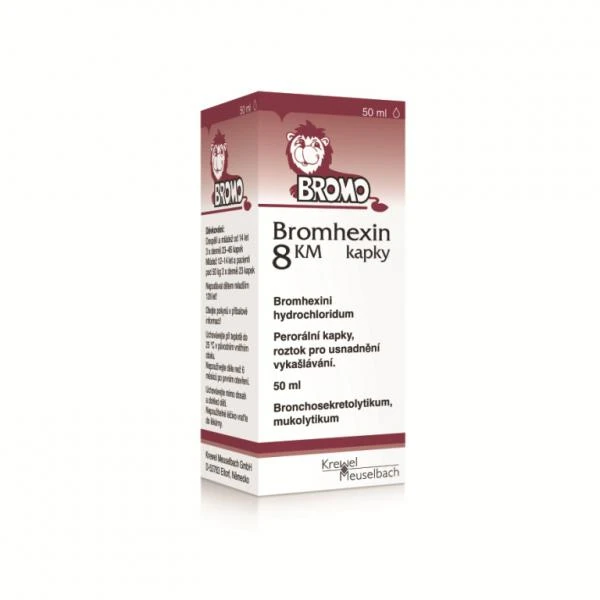 Obrázek produktu Bromhexin 8 KM kapky 20 ml