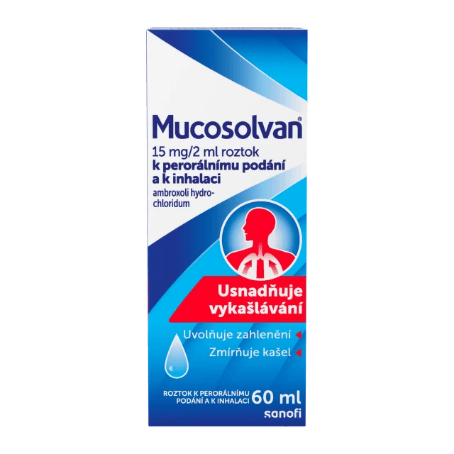 Mucosolvan 15mg/2ml por.sol./inh.sol.60ml