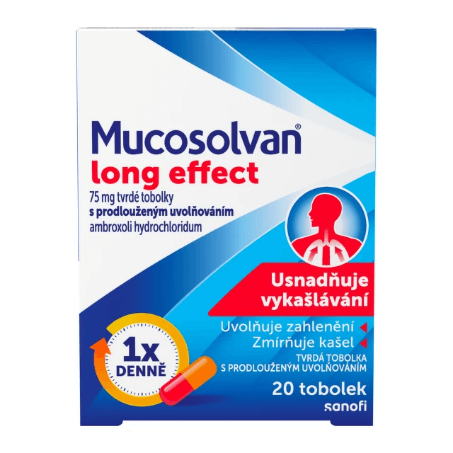 Mucosolvan Long Effect 75mg tobolky s prodlouženým uvolňováním 20ks