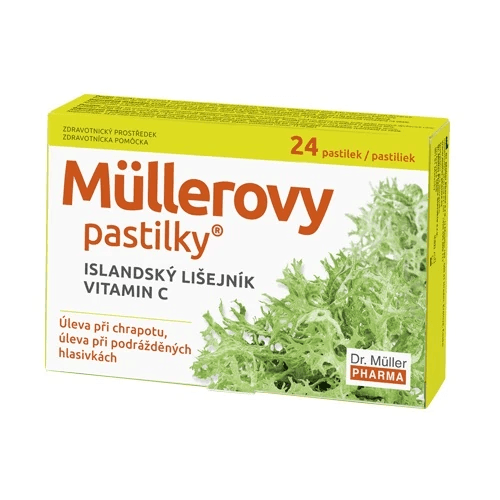 Müllerovy pastilky s islandským lišejníkem 24ks