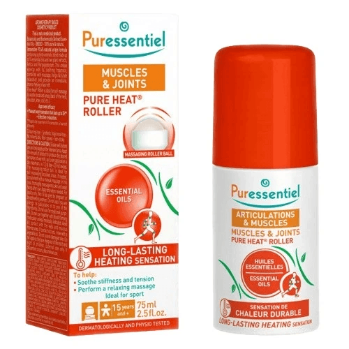 PURESSENTIEL Pure Heat roll-on na svaly a klouby 75ml