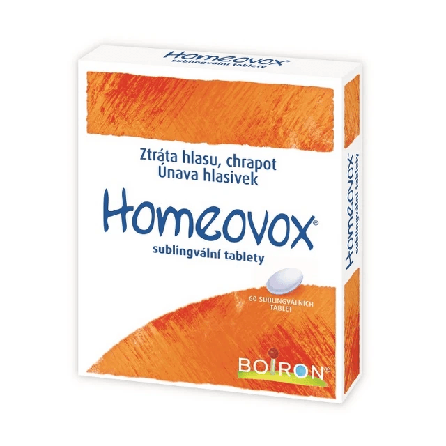 Homeovox 60 sublingválních tablet