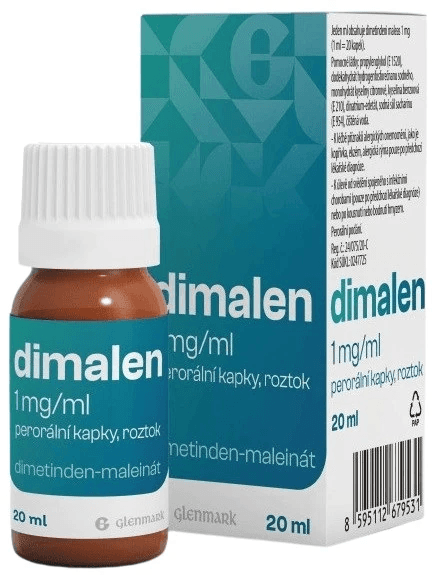 Dimalen perorální kapky 20ml
