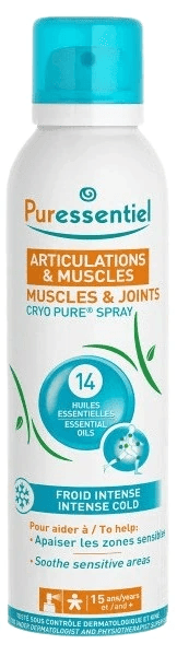 PURESSENTIEL Chladící sprej na svaly a klouby 150ml