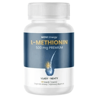 MOVit Methionin 500mg PREMIUM 90 kapslí