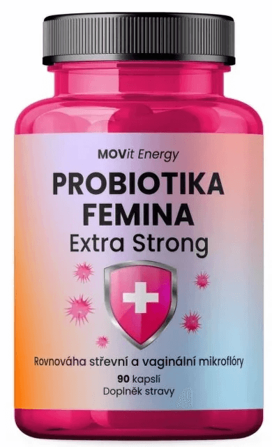 MOVit PROBIOTIKA FEMINA Extra Strong 90 kapslí
