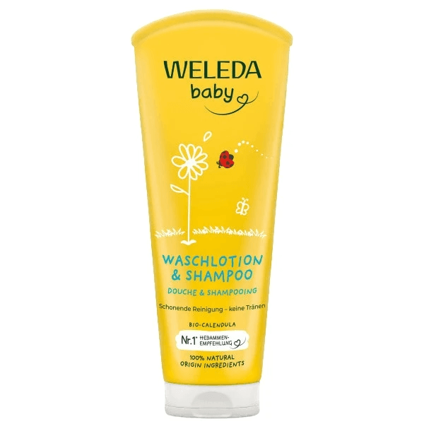 WELEDA baby Měsíčkový mycí krém a šampon 200ml
