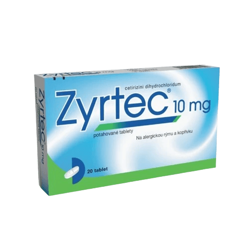 Zyrtec 10mg potahované tablety 20 ks
