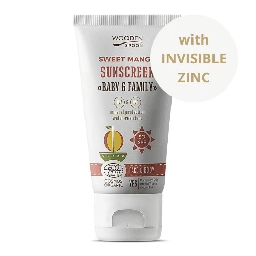 Wooden Spoon Opalovací mléko Mango SPF50 150ml