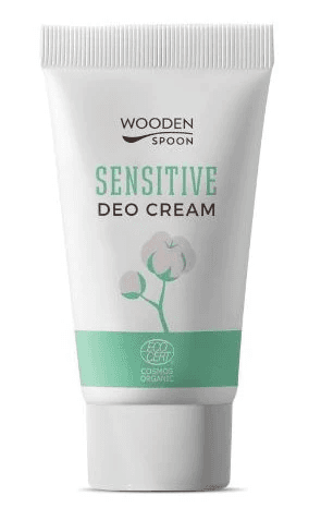 Wooden Spoon Sensitive krémový deodorant BIO bez parfemace 40ml