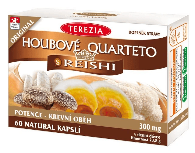 TEREZIA Houbové Quarteto s reishi cps.60