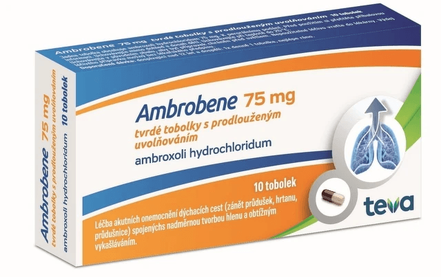 Ambrobene 75mg tvrdé tobolky s prodlouženým uvolňováním 10ks