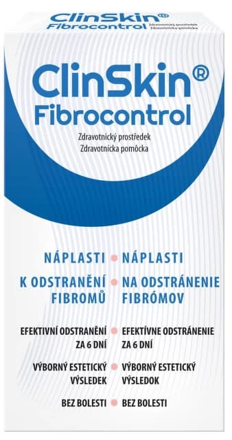 ClinSkin Fibrocontrol náplasti k odstranění fibromů 3ks