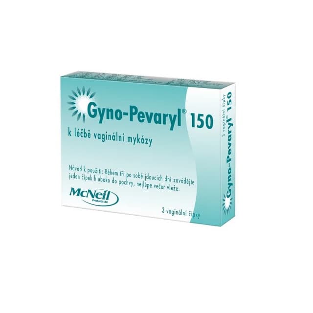 Gyno-Pevaryl 150mg vaginální čípky 3 ks