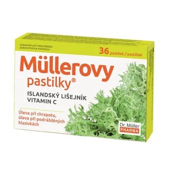 Müllerovy pastilky s islandským lišejníkem 36ks